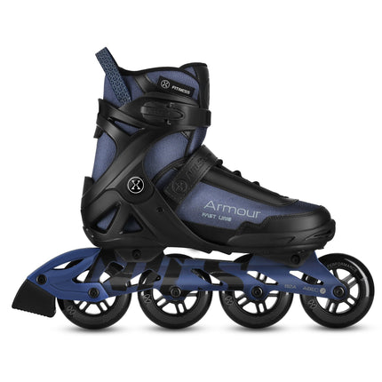 Inline Skates With Brake, Dark Blue, Size 40
