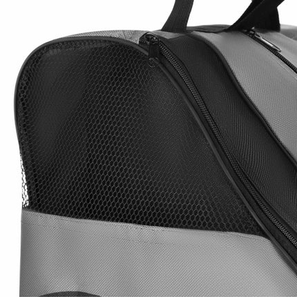 Inline and Ice Skate Bag, 3 Compartments, Grey