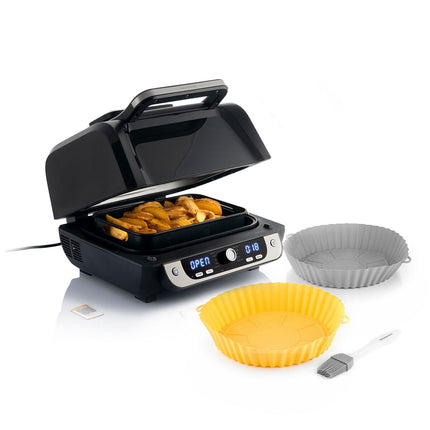InnovaGoods 12-in-1 Air Fryer with Grill 6 L, 3400 W, 2 Silicone Baskets, Brush