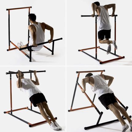 InnovaGoods Pull-Up Station and 3-Band Resistance Set, Adjustable 114-191 cm