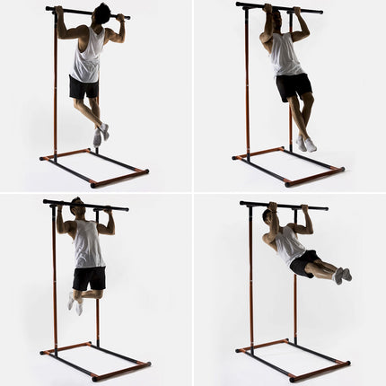 InnovaGoods Pull-Up Station and Glute Resistance Band Belt, Exercise Guide