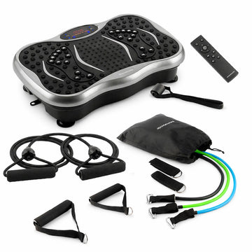InnovaGoods Vibration Platform and 3-Band Resistance Set, 200 W, Speaker, Remote