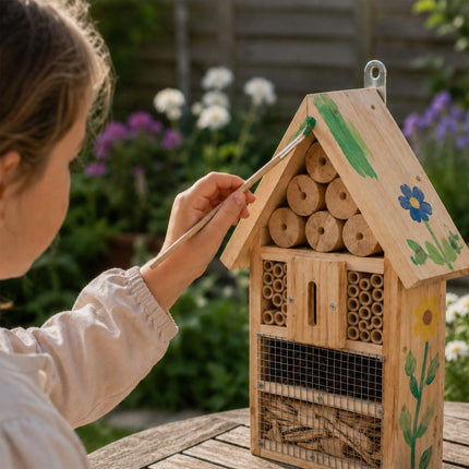 Insect Hotel Kit, 2-Pack, Fir Wood and Bamboo
