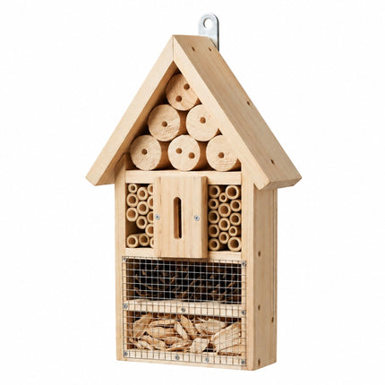 Insect Hotel Kit, Fir Wood & Bamboo, 30.5 cm