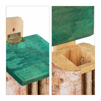 Insect Hotel for Bees with Green Roof