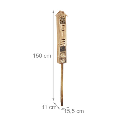 Insect hotel with stand