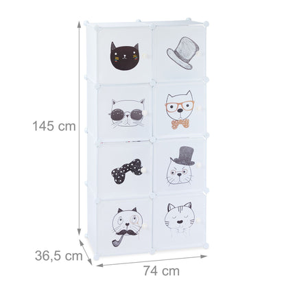 Insertable shelf for the children's room
