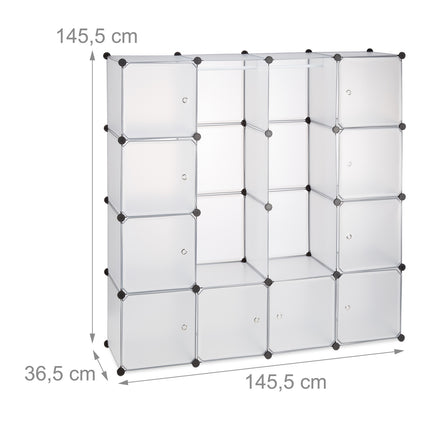 Insert system for wardrobe 12 compartments