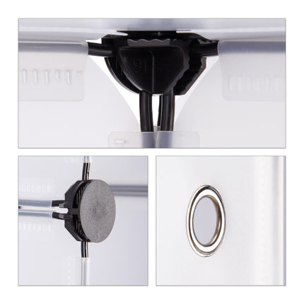 Insert system for wardrobe 12 compartments