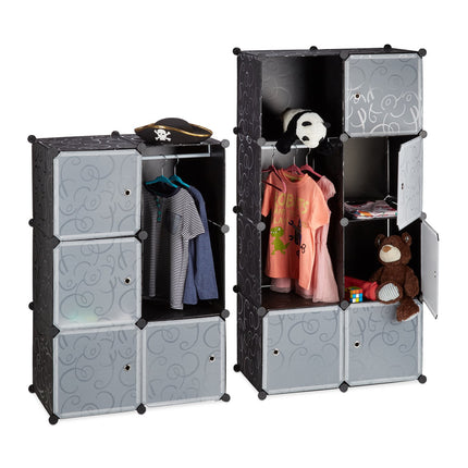 Insert system for wardrobe 12 compartments
