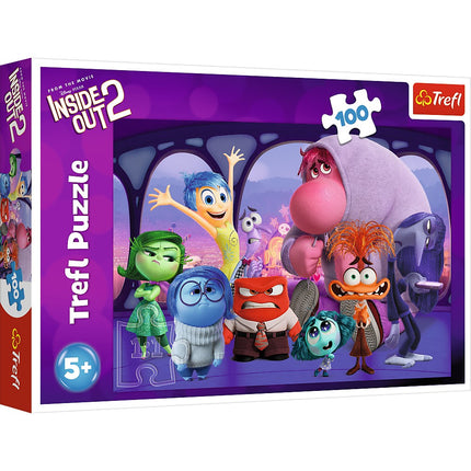 Inside Out 2 Puzzle, 100 Pieces for Kids and Adults