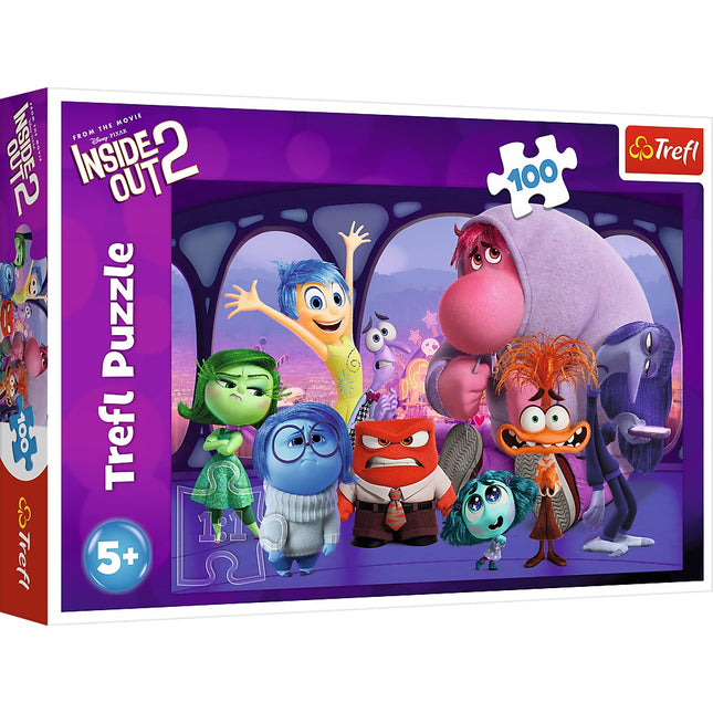Inside Out 2 Puzzle, 100 Pieces for Kids and Adults