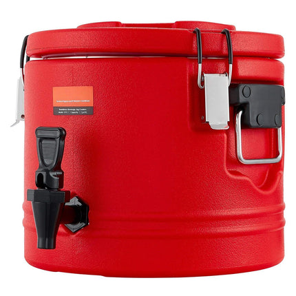 Insulated Beverage Dispenser 2.2 Gal, Hot Cold, Steel Liner
