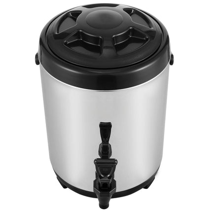Insulated Stainless Beverage Dispenser, 1.5 Gal 6L, Spigot