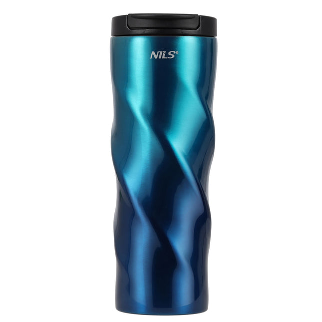 Insulated Stainless Steel Travel Mug, 500 ml, Blue