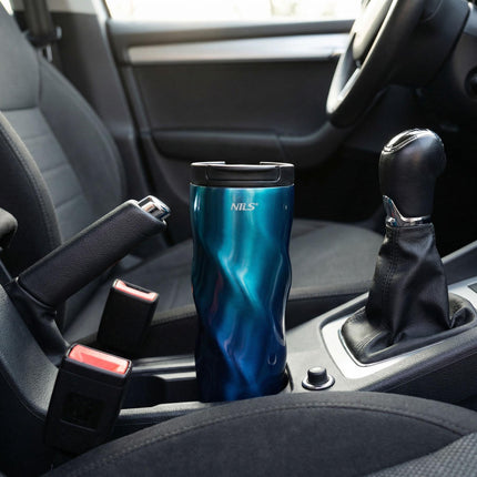 Insulated Stainless Steel Travel Mug, 500 ml, Blue