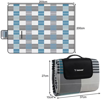 Insulated beach blanket 200x200cm Trizand 21077