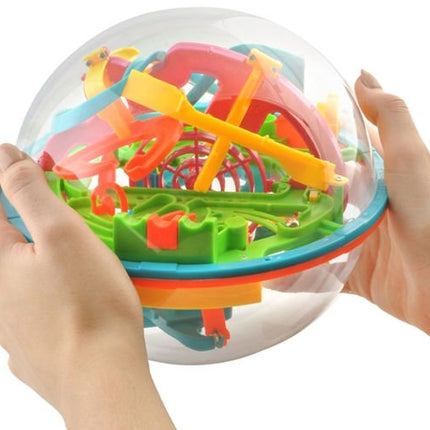 Intelligent ball - 3D maze (138 obstacles)