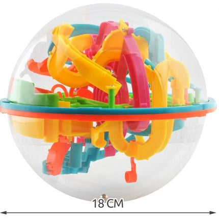 Intelligent ball - 3D maze (138 obstacles)