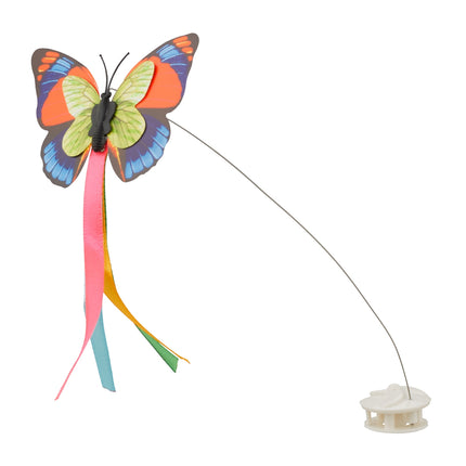 Interactive Cat Toy with Ball Track & Rotating Butterfly