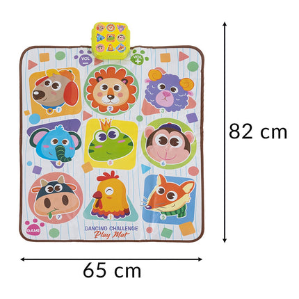 Interactive Dance Mat for Kids, 82x65cm, 4 Modes