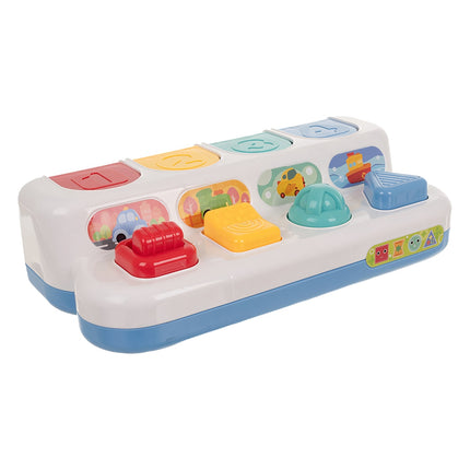 Interactive Educational Toy with Pop-Up Vehicles, 18m+