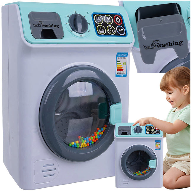 Interactive Kids Washing Machine Toy, Sound & Touch Panel