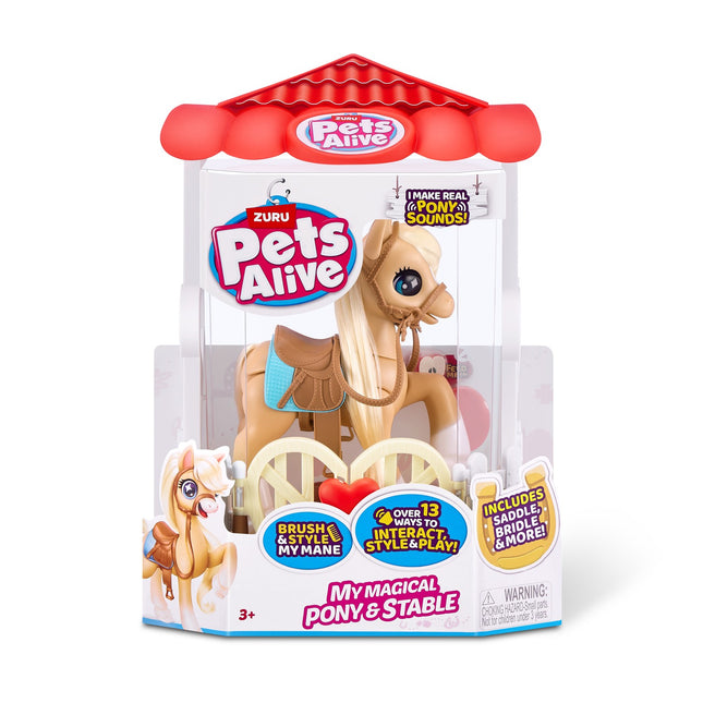 Interactive Playset for Kids, Robotic Pony Toy