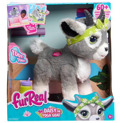 Interactive Plush Yoga Goat Toy for Kids, FURREAL Daisy