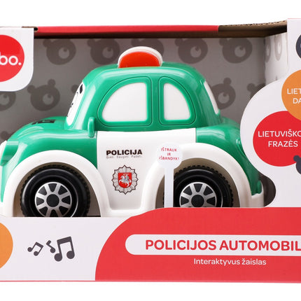 Interactive Police Car Toy for Kids, Educational Play Vehicle