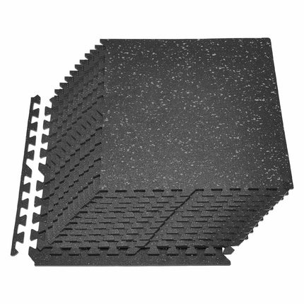 Interlocking Gym Floor Mats, 24-Pack EVA Foam 10mm