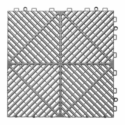 Interlocking PP Drainage Floor Tiles, Non-Slip, 50 Pack