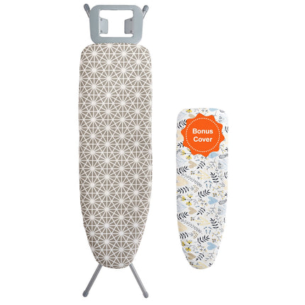 Ironing Board 51 x 13, 7-Height, Heat-Resistant Cotton Covers