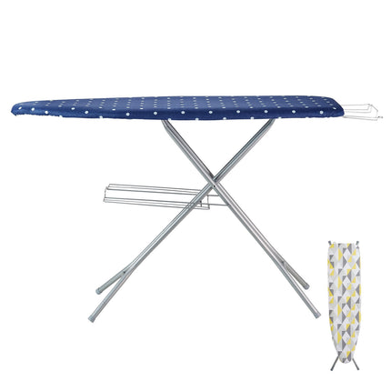 Ironing Board with Storage Tray, 10-Height, 55x15, Heat-Resistant