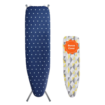 Ironing Board with Storage Tray, 10-Height, 55x15, Heat-Resistant
