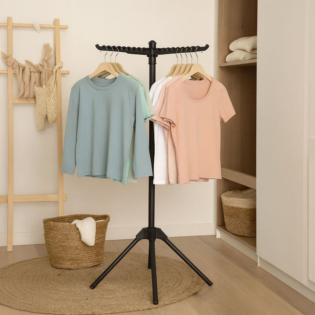 Strijkrek voor 27 hangers - Opvouwbare droogstandaard