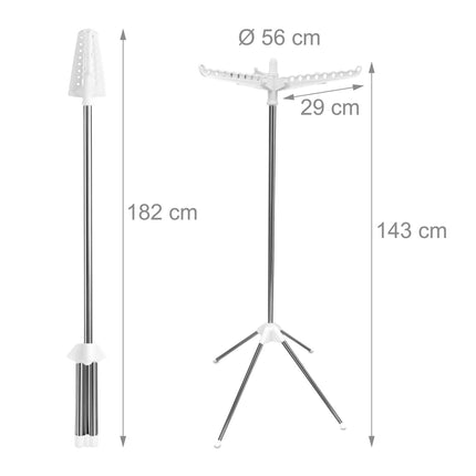 Ironing Rack for 27 Hangers – Foldable Drying Stand