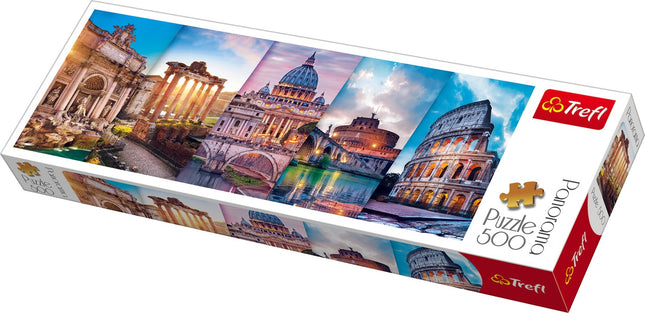 Italy Panoramic Puzzle, 500 Pieces, Fun for All Ages
