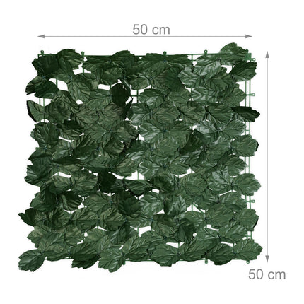 Ivy Leaf Privacy Screen, Set of 12 Panels
