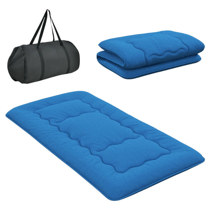 Japanese Futon Mattress 90x200 cm, Washable Cover & Bag