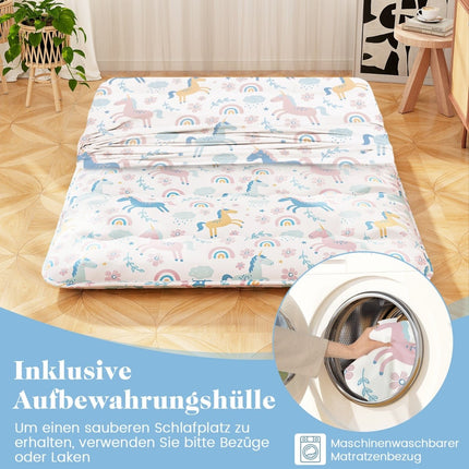 Japanese Futon Mattress, Washable Cover, 140x200 cm
