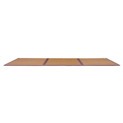 Japanese Tatami Mat 80 x 39 in, Foldable Rattan, Non-Slip
