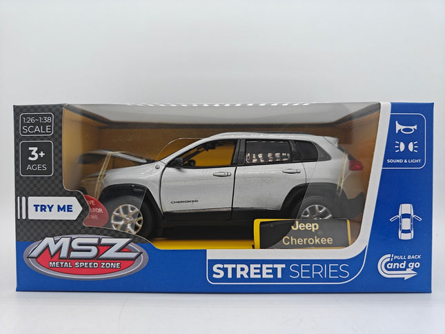 Jeep Cherokee Die-Cast Model, 1:32 Scale Collectible