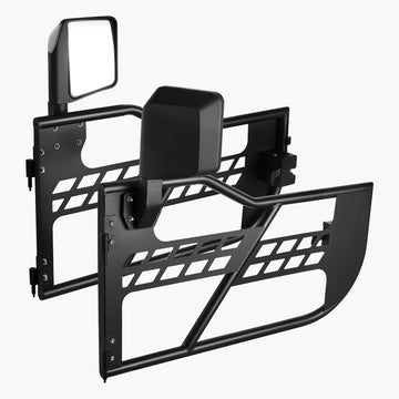 Jeep Tube Doors 2-Door Set with Mirrors, JL JT 18-24