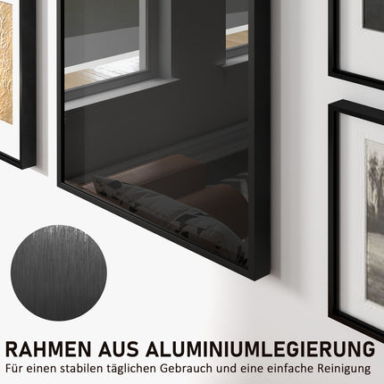 Jersey Display Frame, Black Aluminum, UV-Resistant Acrylic