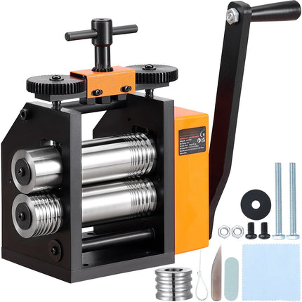 Jewelry Rolling Mill 76mm, 3-in-1, 0.1–7mm