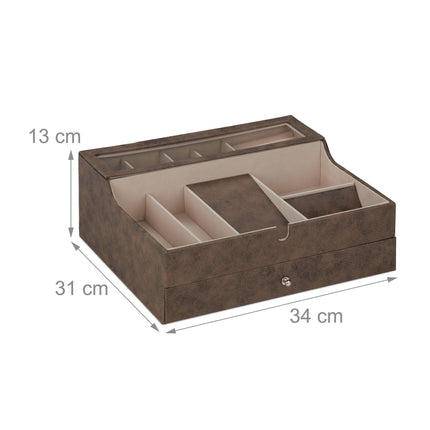 Jewelry box in leather look