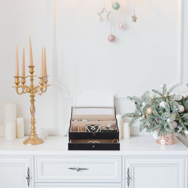 Jewelry box in leather look
