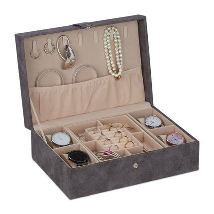 Jewelry box in leather look