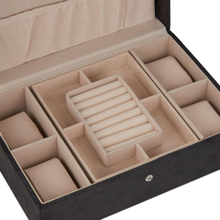 Jewelry box in leather look
